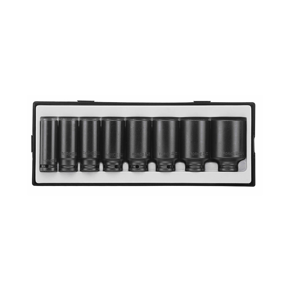 Kraftnuss-Satz 1/2 Zoll 12-kant lang, 19 bis 41 mm