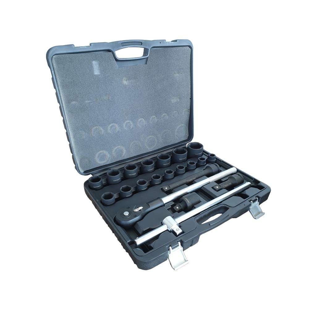 Kraft-Steckschlüsselsatz 3/4 Zoll, 19 bis 50 mm – Ansicht 2