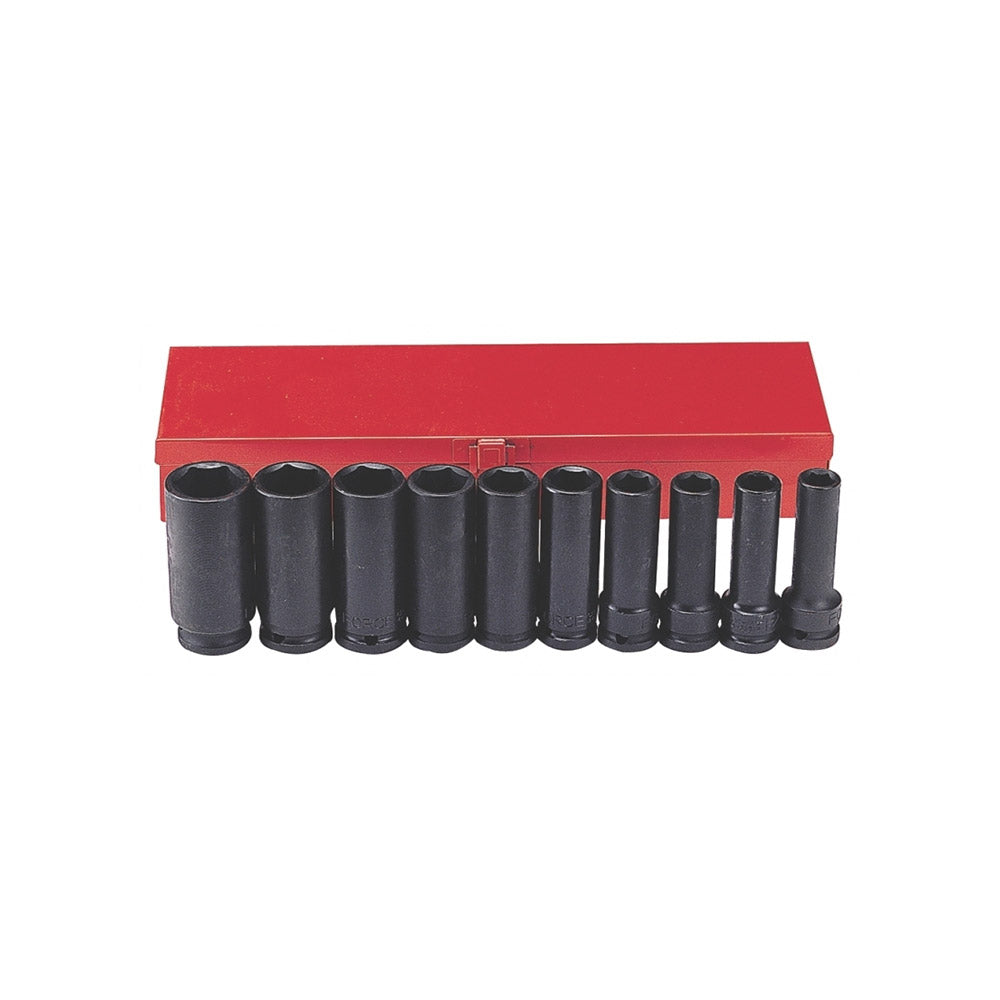 Kraftnuss-Satz 1/2 Zoll lang, metrisch, 11 bis 24 mm