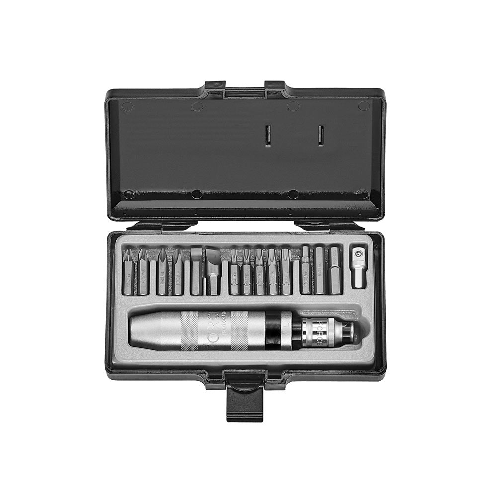 Hand-Schlagschraubendreher mit 14 Bits und 2 Adaptern