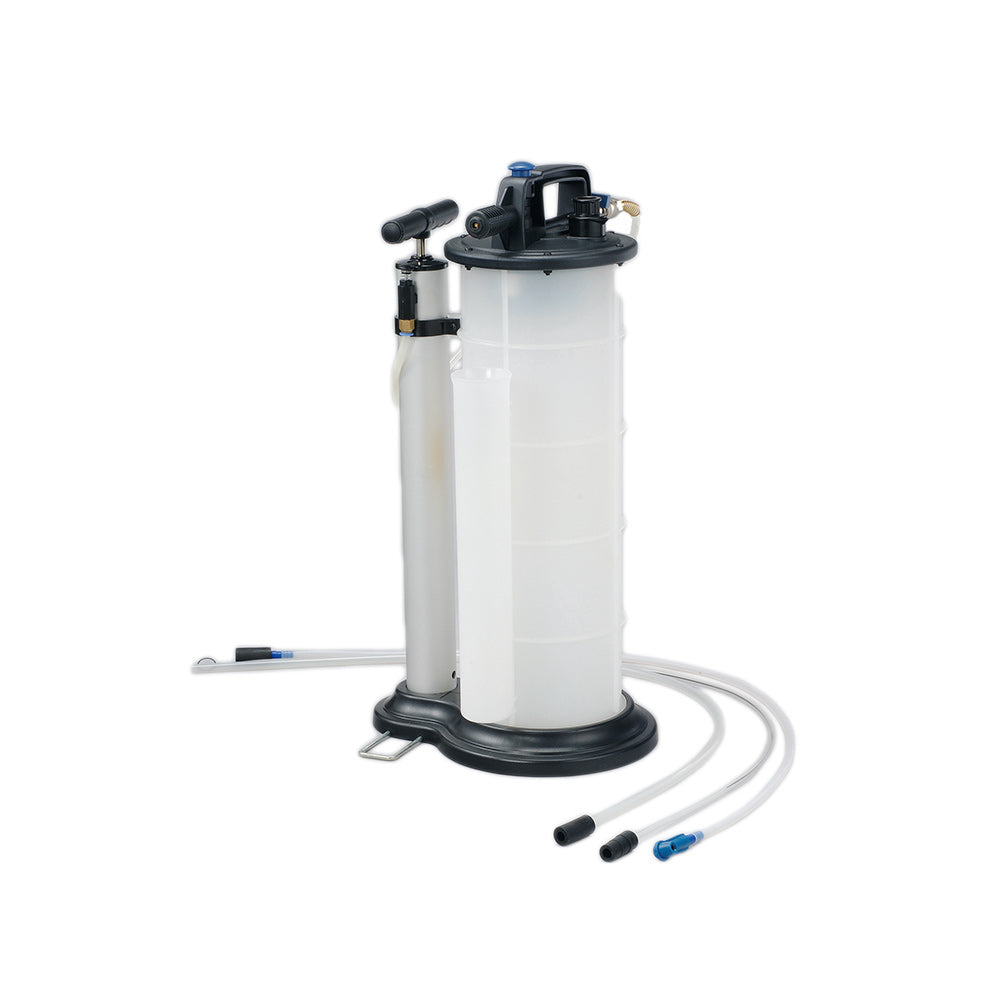 Ölabsauggerät 9 Liter, pneumatisch und manuell, 3 Adapter