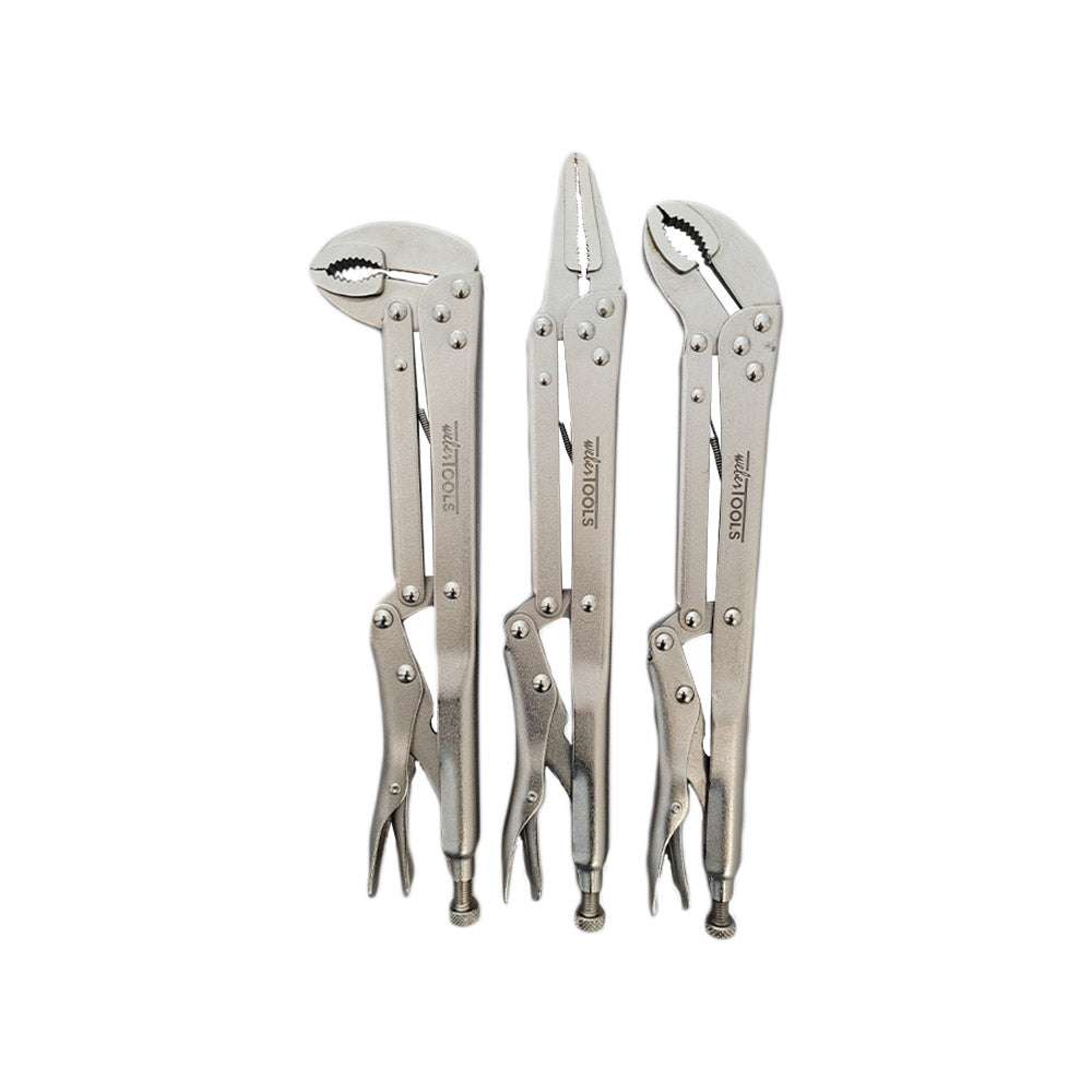 Gripzangen-Satz, 300 mm, gerade und zweifach gebogen – Ansicht 2