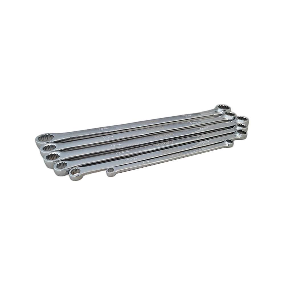 Doppelringschlüssel-Satz extra lang, 8 bis 24 mm