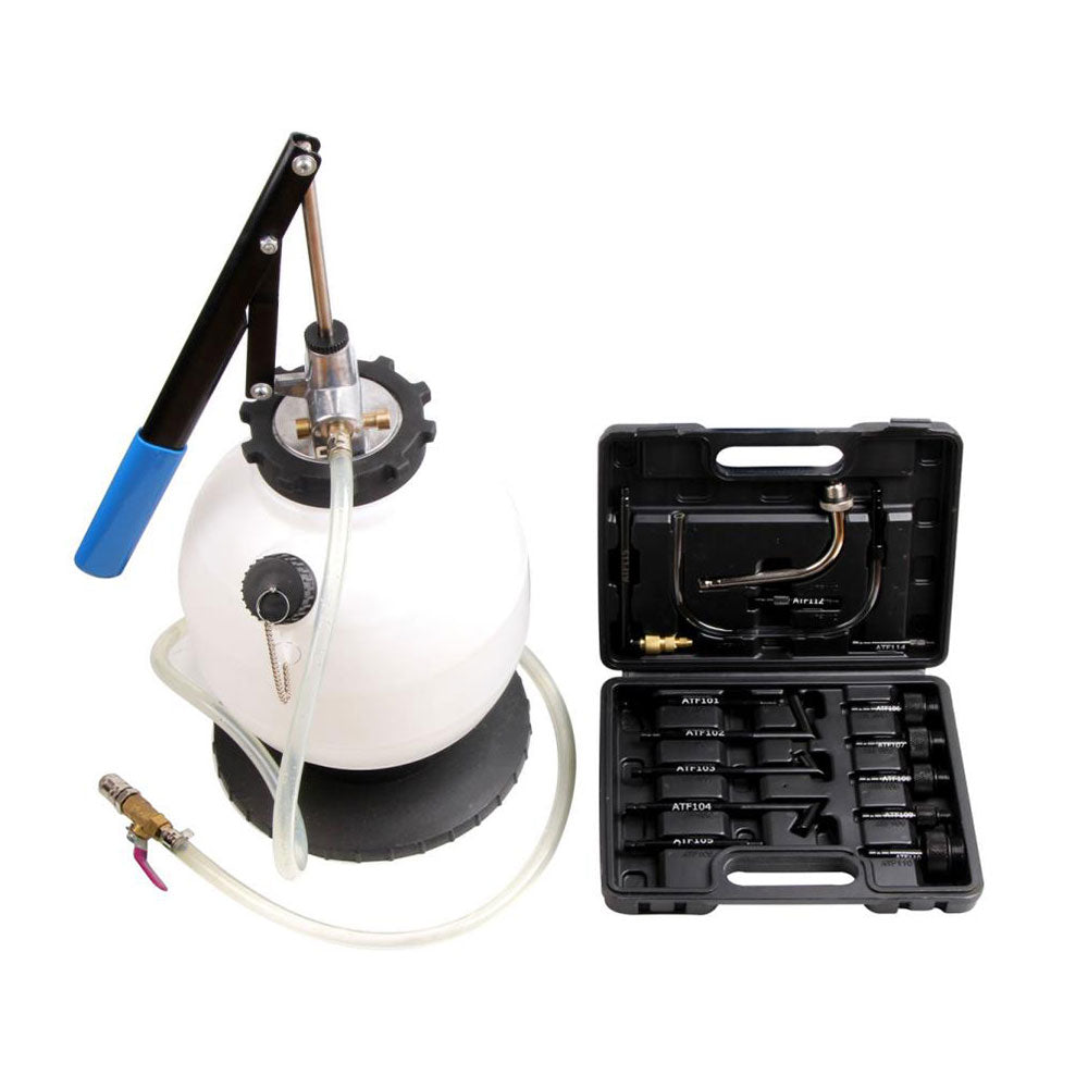 Getriebeöl-Befüllgerät 7 l mit Handpumpe und 15 Adaptern