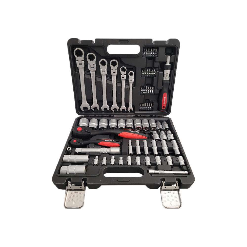 Steckschlüsselsatz 1/4 und 1/2 Zoll mit Bits