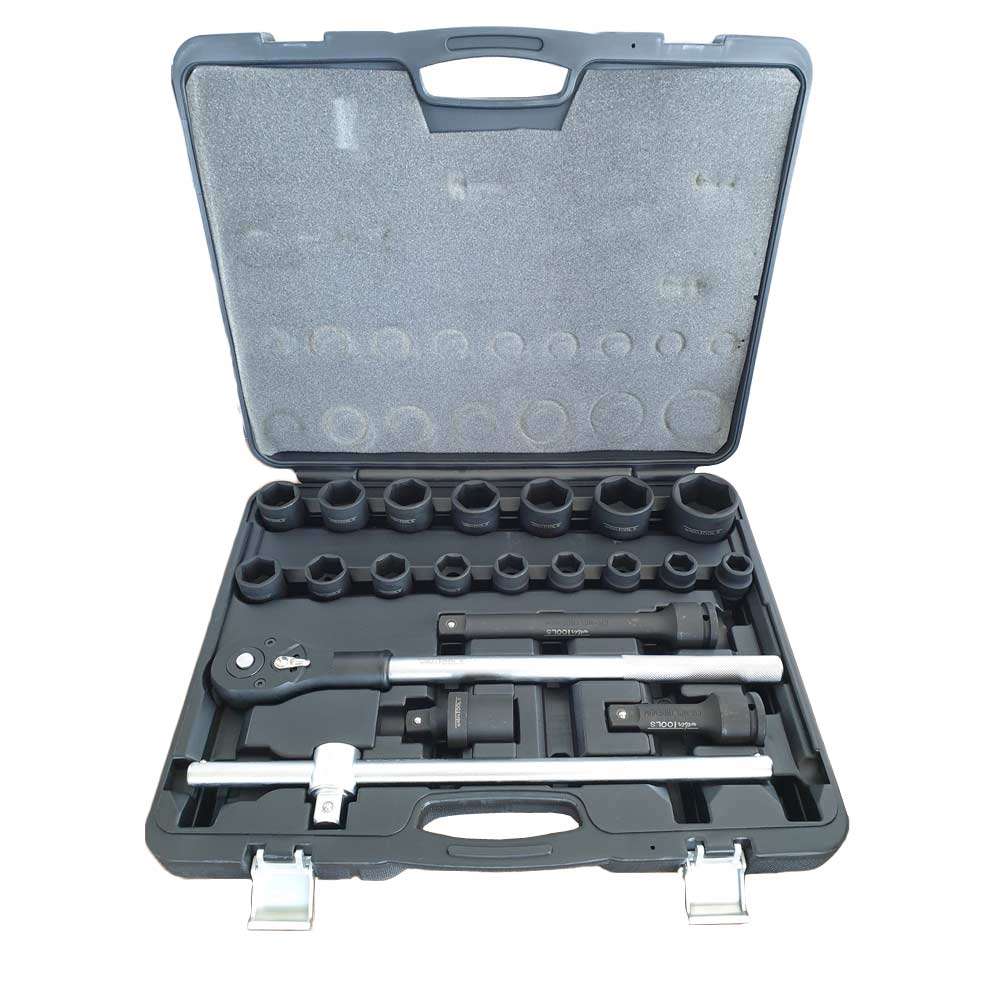 Kraft-Steckschlüsselsatz 3/4 Zoll, 19 bis 50 mm – Ansicht 3
