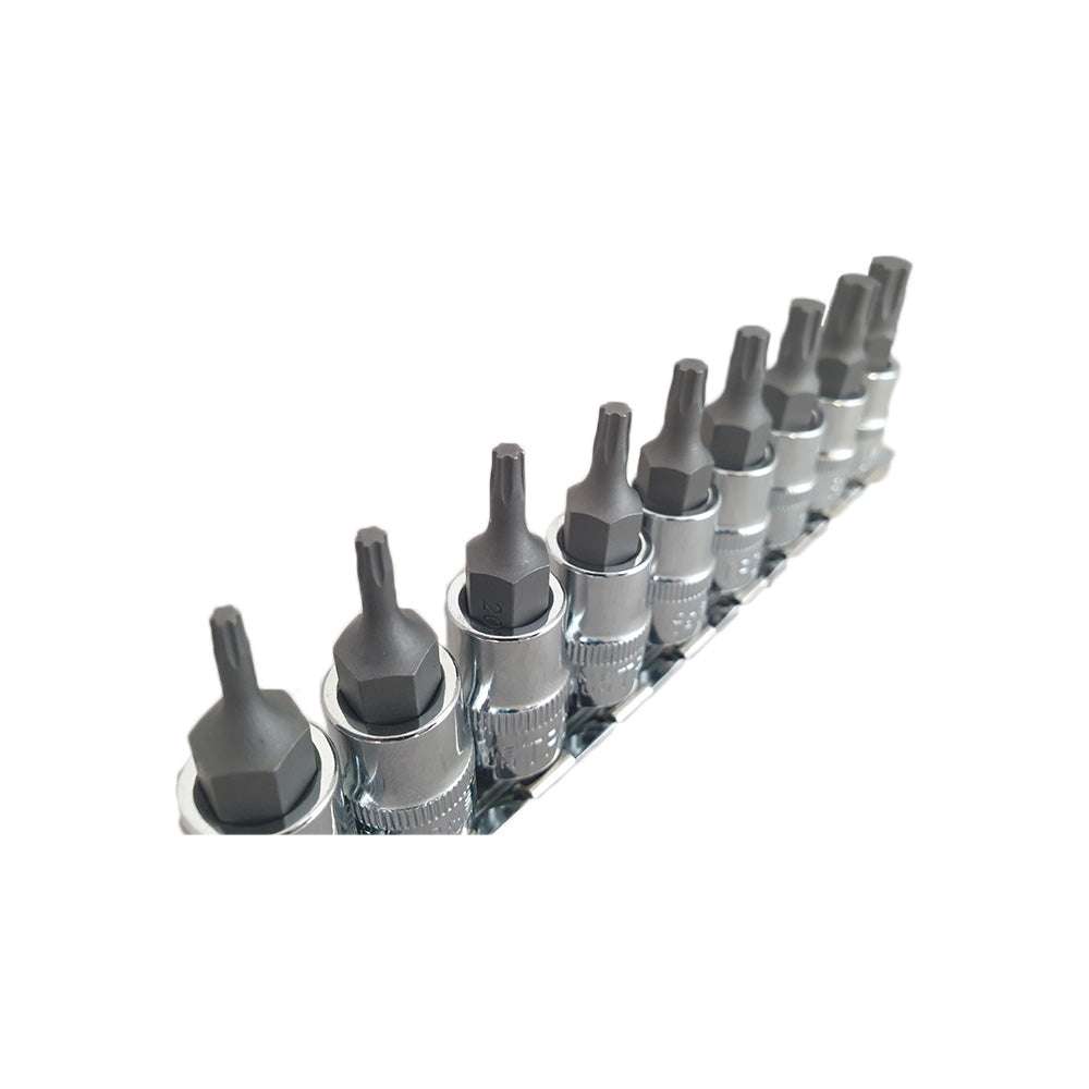 Bitnuss-Satz Torx Plus 3/8 Zoll, TP10 bis TP50 – Ansicht 2