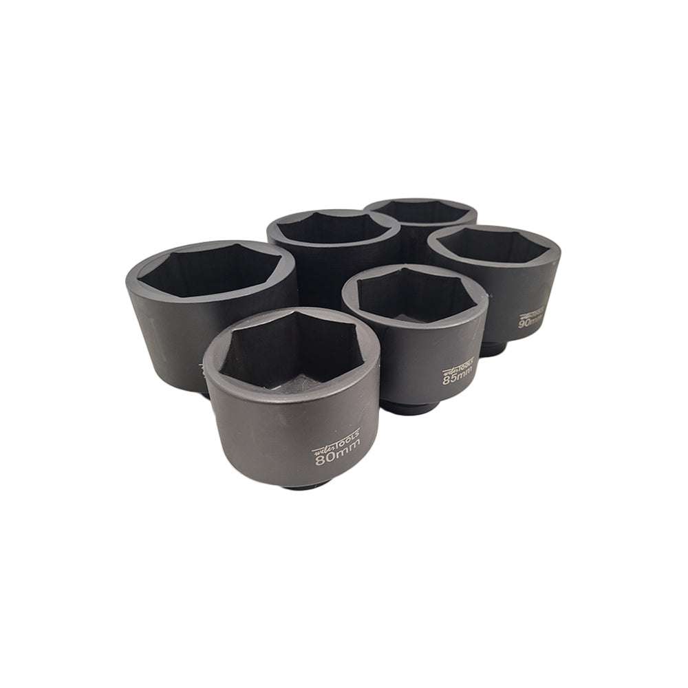 Kraft-Steckschlüsselsatz 1 Zoll, 80 bis 105 mm – Ansicht 4
